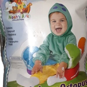 Noah's Ark Collection Rainbow Octopus Costume Size Infant 6-12 Months NWT